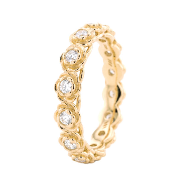14K Gold Lab Grown Diamond Wedding Engagement Ring