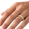 14K Gold Lab Grown Diamond Wedding Engagement Ring