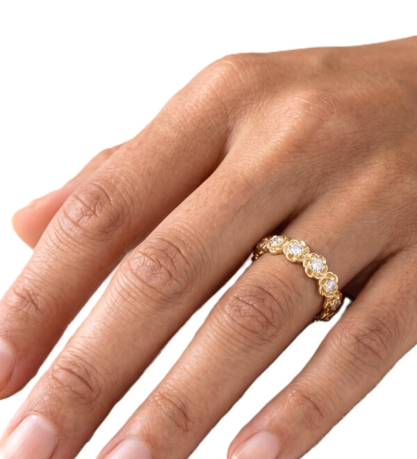 14K Gold Lab Grown Diamond Wedding Engagement Ring