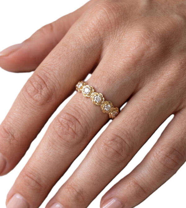 14K Gold Lab Grown Diamond Wedding Engagement Ring