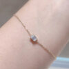 18K Gold Lab Diamond Emerald Cut Tennis Bracelet Unisex