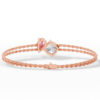 18K Gold Lab Diamond Pear Cut Luxury Bracelet Jewelry