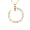 18K Gold Lab Grown Diamond Pendant