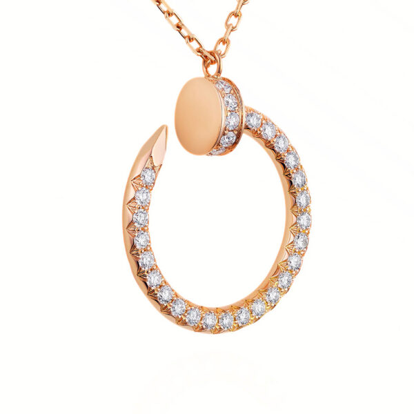 18K Gold Lab Grown Diamond Pendant