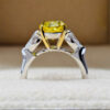 18K Gold Oval Lab-Grown Diamond D Color Classic Wedding Ring