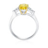 18K Gold Oval Lab-Grown Diamond D Color Classic Wedding Ring