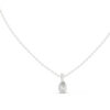 18K Gold Pear Shape Lab Grown Diamond Pendant Necklace