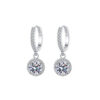925 Silver Moissanite Water Drop Earrings Women Gift