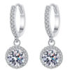925 Silver Moissanite Water Drop Earrings Women Gift