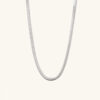 925 Silver Snake Chain Necklace Gold Rhodium Plated