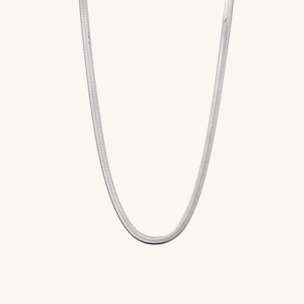 925 Silver Snake Chain Necklace Gold Rhodium Plated