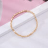 Bohemian Geometric 18K Gold Beaded Bracelet Unisex