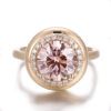 Classic 10K Gold Lab-Grown Diamond Engagement Ring