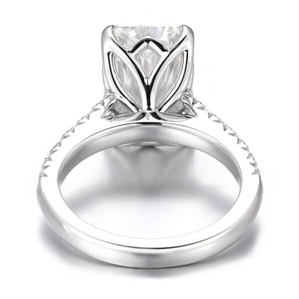 Classic 10K Gold Lab Grown Diamond Wedding Ring Engagement