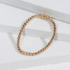 Classic 18K Gold Moissanite Round Cut Setting Bracelet