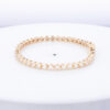 Classic 18K Gold Moissanite Round Cut Setting Bracelet