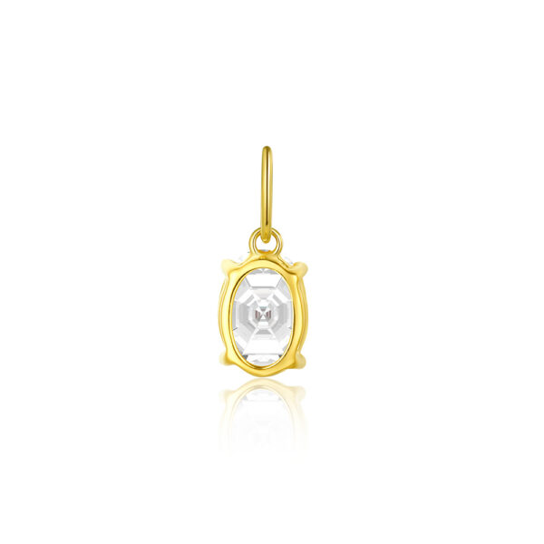 Classic Color Lab Diamond Solitaire Pendant Jewelry