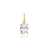 Classic Color Lab Diamond Solitaire Pendant Jewelry