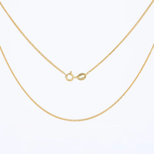 Classic Silver Tone Choker Chain Necklace for Women