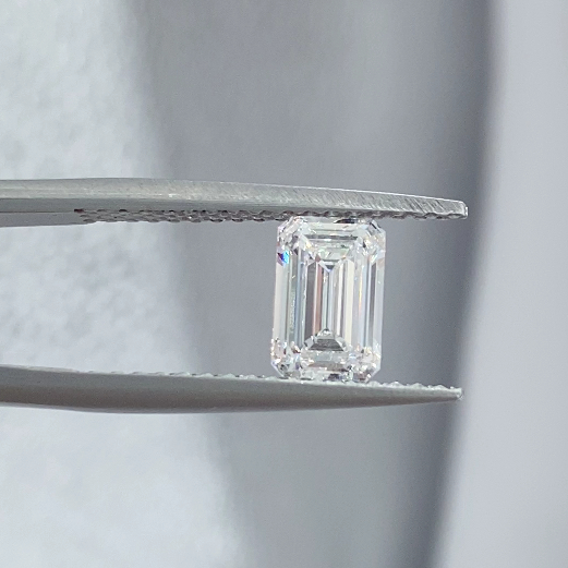 D Color Emerald Cut Lab Grown Diamond