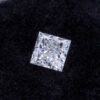 D Color Princess Cut Lab Diamond Silver Pendant Jewelry