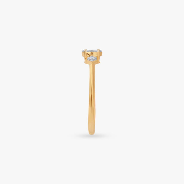 Elegant Luxury Lab Grown Diamond 18K Gold Ring for Women