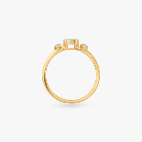 Elegant Luxury Lab Grown Diamond 18K Gold Ring for Women