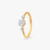 Elegant Luxury Lab Grown Diamond 18K Gold Ring for Women