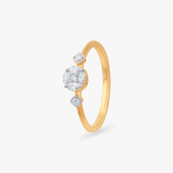 Elegant Luxury Lab Grown Diamond 18K Gold Ring for Women