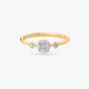 Elegant Luxury Lab Grown Diamond 18K Gold Ring for Women Elegant Luxury Lab Grown Diamond 18K Gold Ring for Women