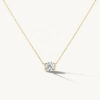 Fashion Silver CZ Chain Necklace for Jewelry Wholesale