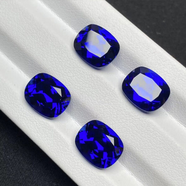 Geometric Sapphire 925 Silver Pendant Necklace for Wholesale
