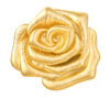 Gold Plated Rose Brooch