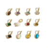 Gold Plated Stainless Steel Zircon Cute Pendant Jewelry