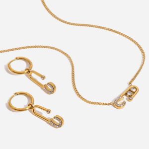 Gold Plated Zircon Fashion Chain Necklace for Women Gold Plated Zircon Fashion Chain Necklace for Women