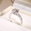 Lab Grown Diamond 18K White Gold Classic Wedding Ring