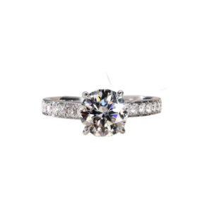 Lab Grown Diamond 18K White Gold Classic Wedding Ring Lab Grown Diamond 18K White Gold Classic Wedding Ring