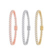 Lab Grown Diamond Gold Bracelet Classic Round Unisex