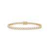Lab Grown Diamond Gold Bracelet Classic Round Unisex