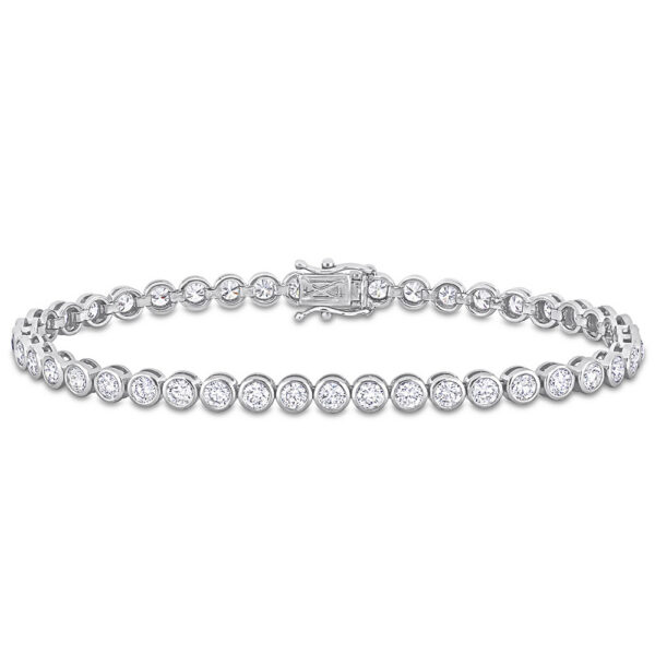 Lab Grown Diamond Gold Bracelet Classic Round Unisex