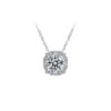 Lab Grown Diamond Gold Necklace for Women Anniversary