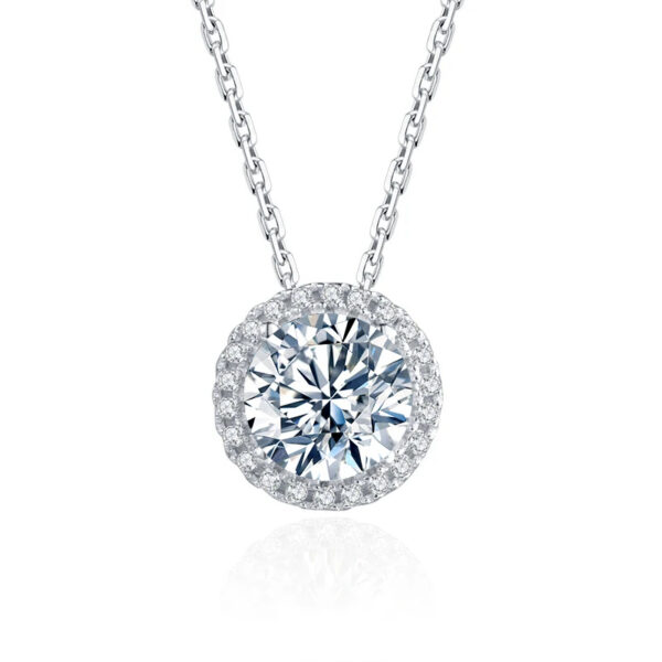 Lab Grown Diamond Gold Necklace for Women Anniversary