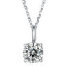Lab Grown Diamond Gold Necklace for Women Anniversary