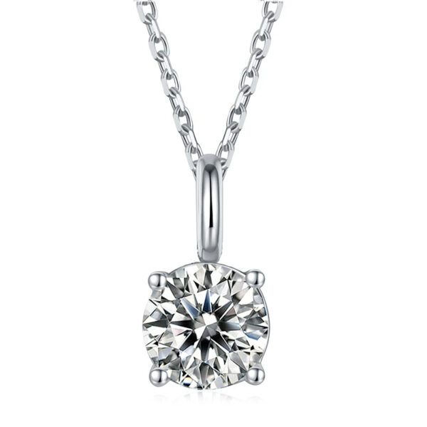 Lab Grown Diamond Gold Necklace for Women Anniversary