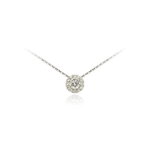 Lab Grown Diamond Gold Necklace for Women Anniversary