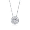 Lab Grown Diamond Gold Necklace for Women Anniversary