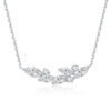 Lab Grown Diamond Marquise Pendant Necklace 18K Gold Tone