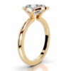 Lab Grown Diamond Oval Gold Engagement Ring Classic