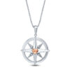 Lab Grown Diamond Silver Necklace 18K Gold Plated Women
