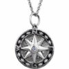 Lab Grown Diamond Silver Necklace 18K Gold Plated Women